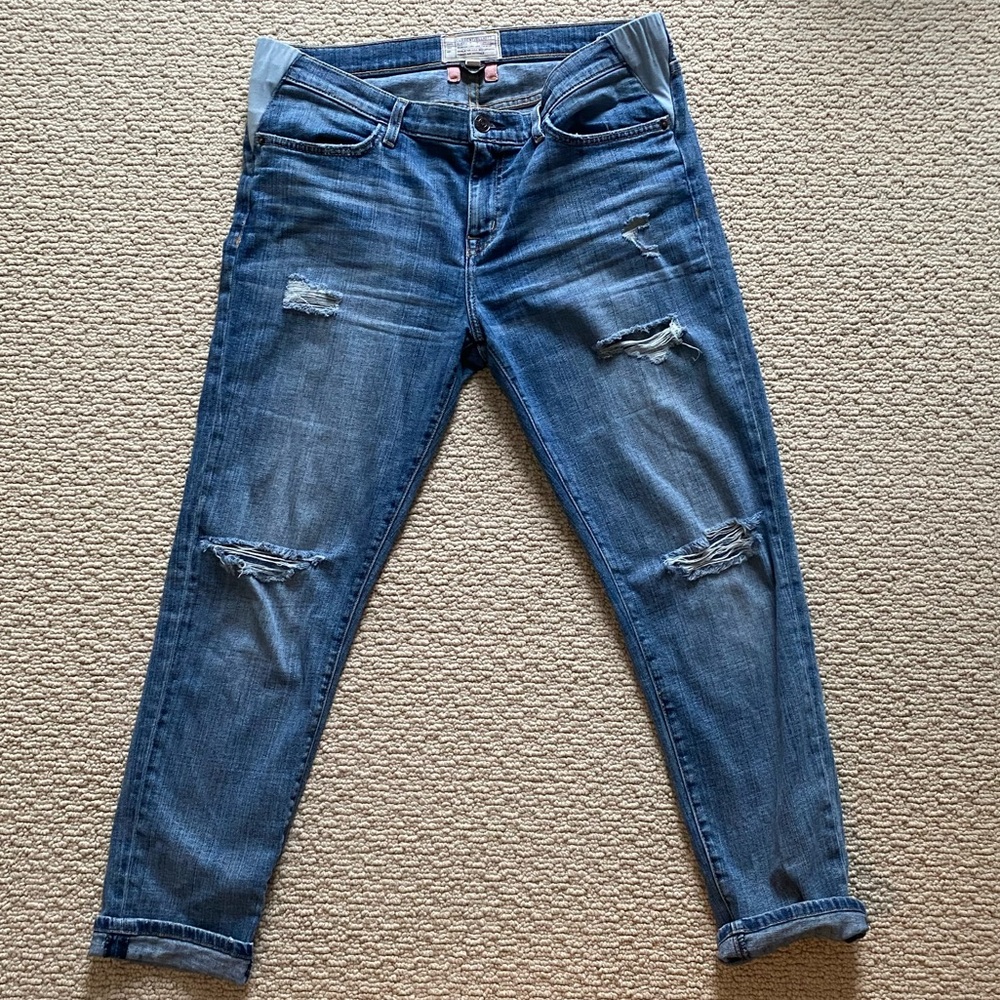 Hatch Maternity Current/Elliott boyfriend jeans